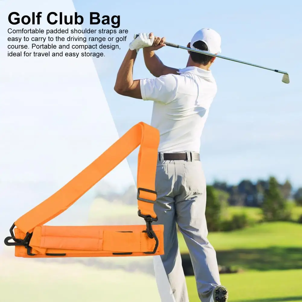 Bolsa de golf portátil con correa y compartimentos – Ideal para entrenamiento - imagen 2