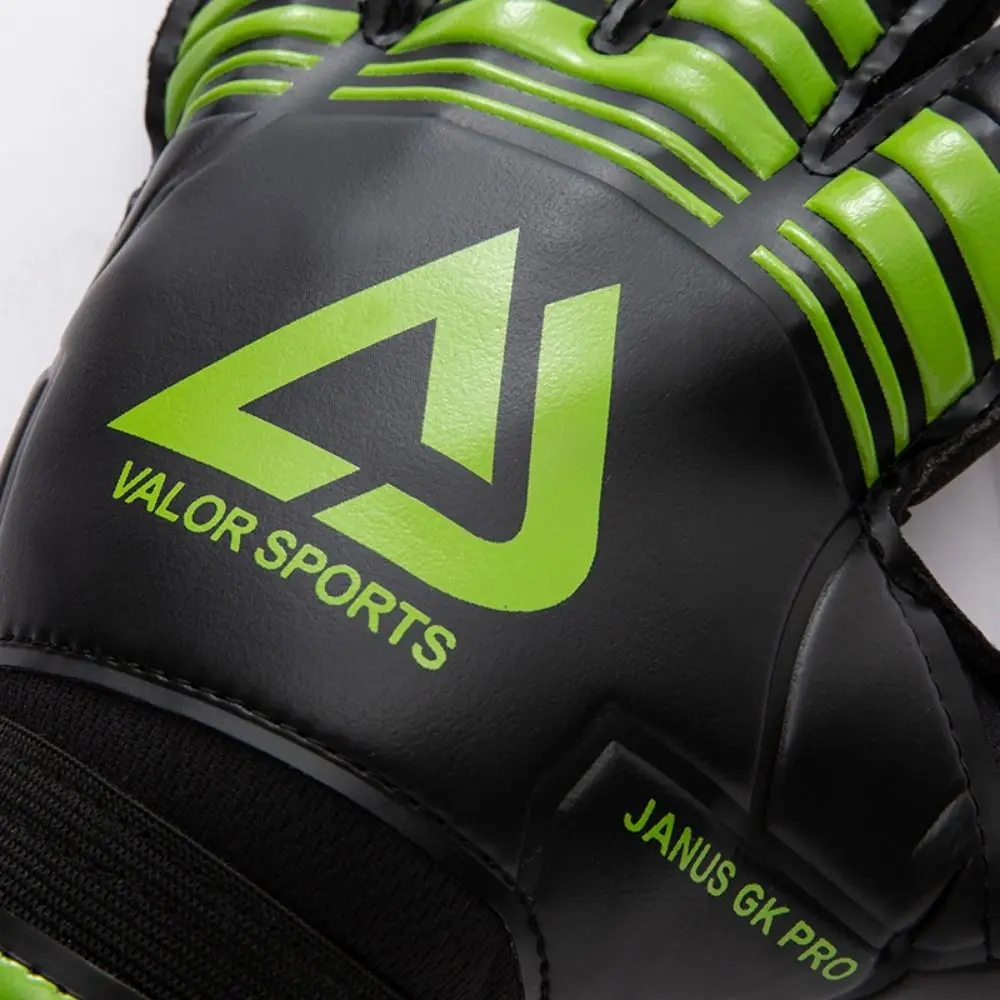 Guantes de portero con protección para los dedos, guantes de portero de fútbol antideslizantes resistentes al desgaste, guantes deportivos gruesos duraderos para exteriores - imagen 3