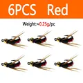 6pcs Red