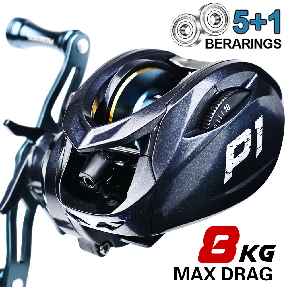 Experiencia un rendimiento de pesca mejorado con este carrete de arrastre máximo de 3 kg de alta calidad