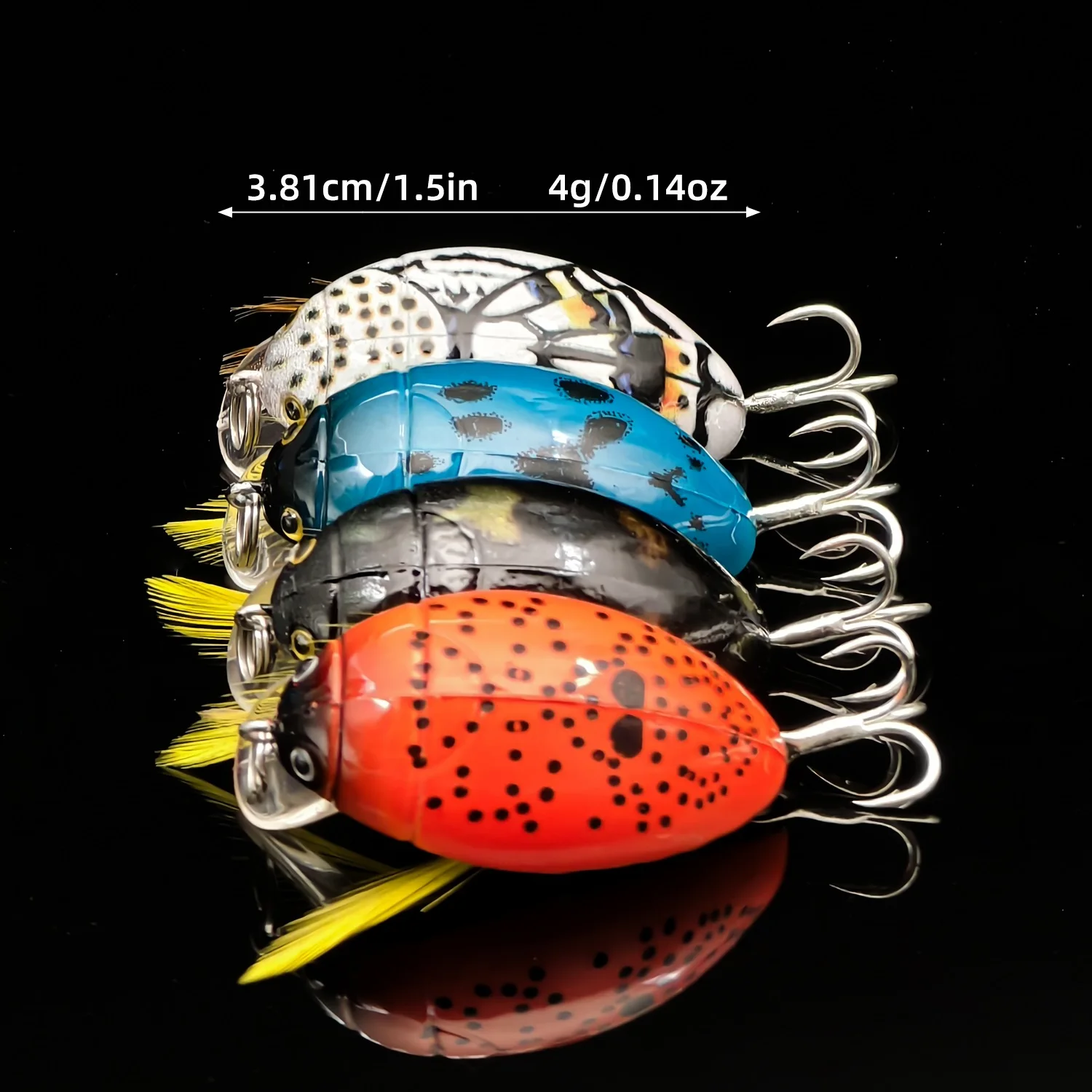ANFS Kit Crankbait Multicolor para Bar, Trucha en Agua Dulce y Salada - imagen 5