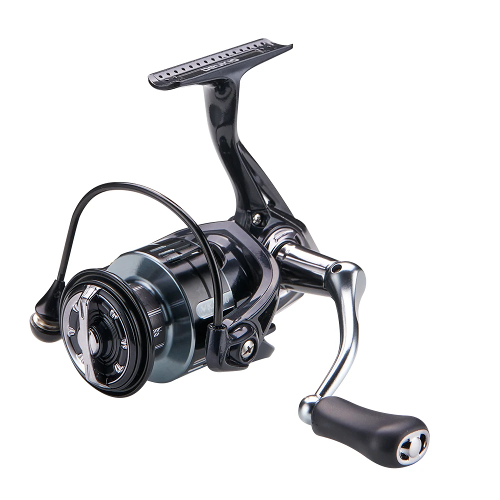 Carrete giratorio de pesca serie VK2000-7000 3 + 1 carrete BB arrastre máximo 12kg señuelo para exteriores lanzamiento de agua salada Universal