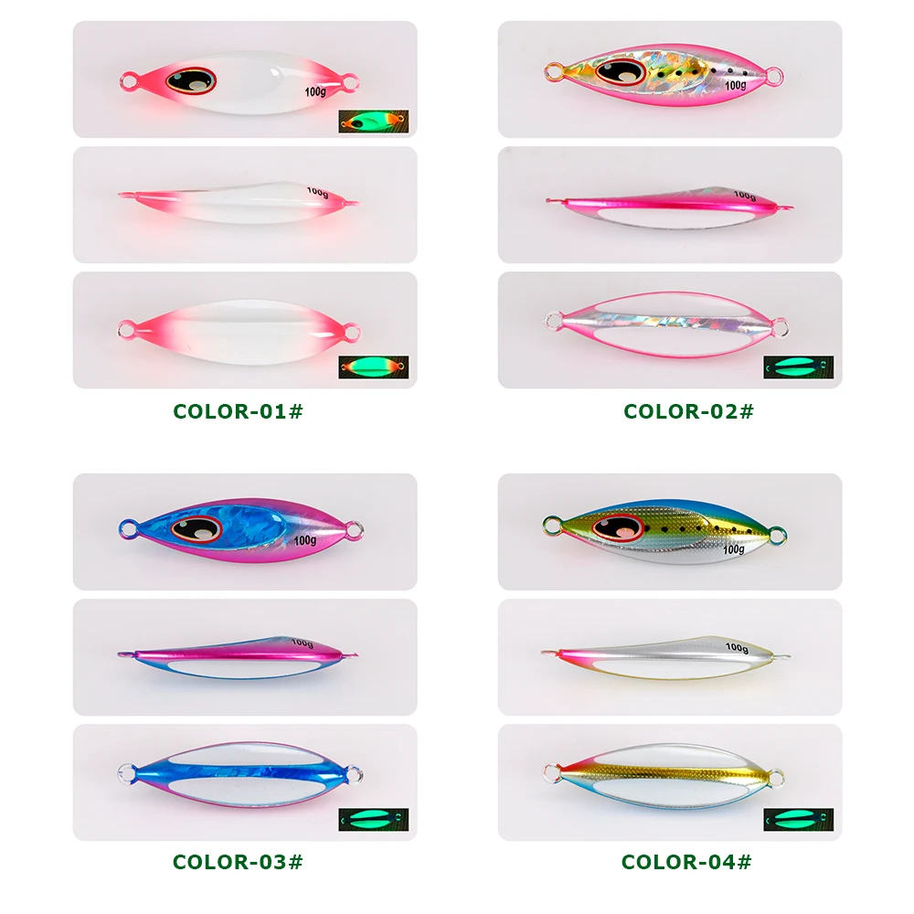 Señuelo jig metálico Tolu para pesca vertical en agua salada - imagen 5