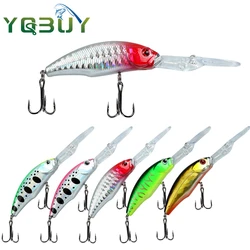 Señuelo de pececillo de pesca, 10cm/7,4g, tiro largo, Sebarau, asesino de pavo real, Señuelos de pesca de agua completa, cebos duros