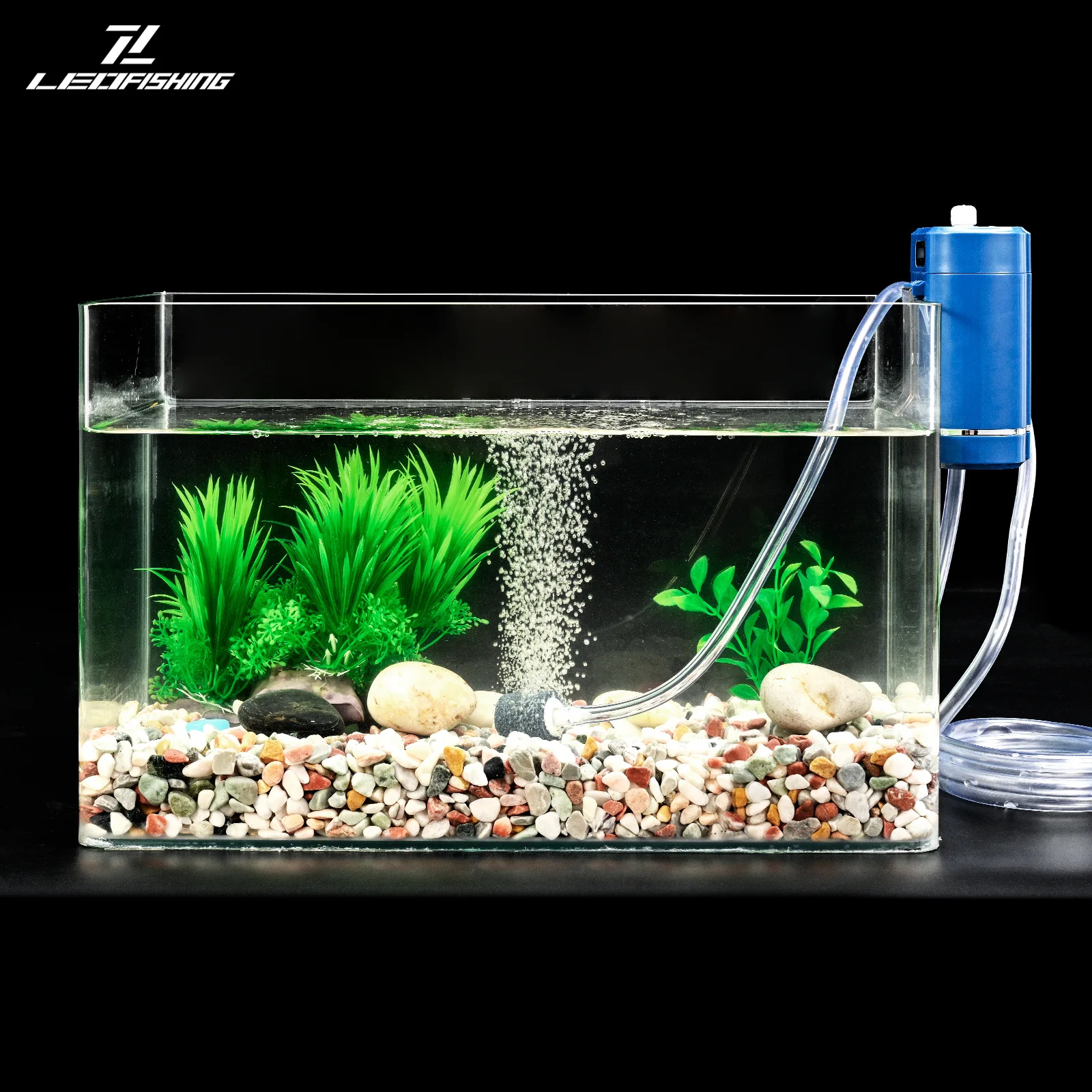 Bomba de oxígeno para pesca, máquina portátil para exteriores, caja de pesca de inducción inteligente, potenciador de agua, bomba de oxígeno, herramientas de pesca - imagen 5