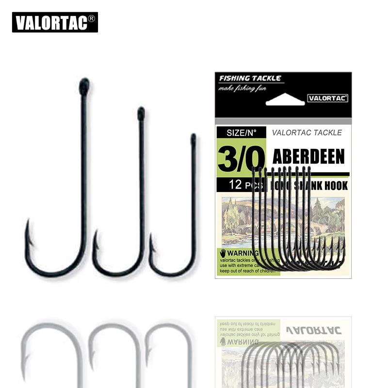 Anzuelo de pesca aberdeen, aparejos de pesca de Río y playa, cebo vivo, anzuelos de acero de alto carbono - imagen 3