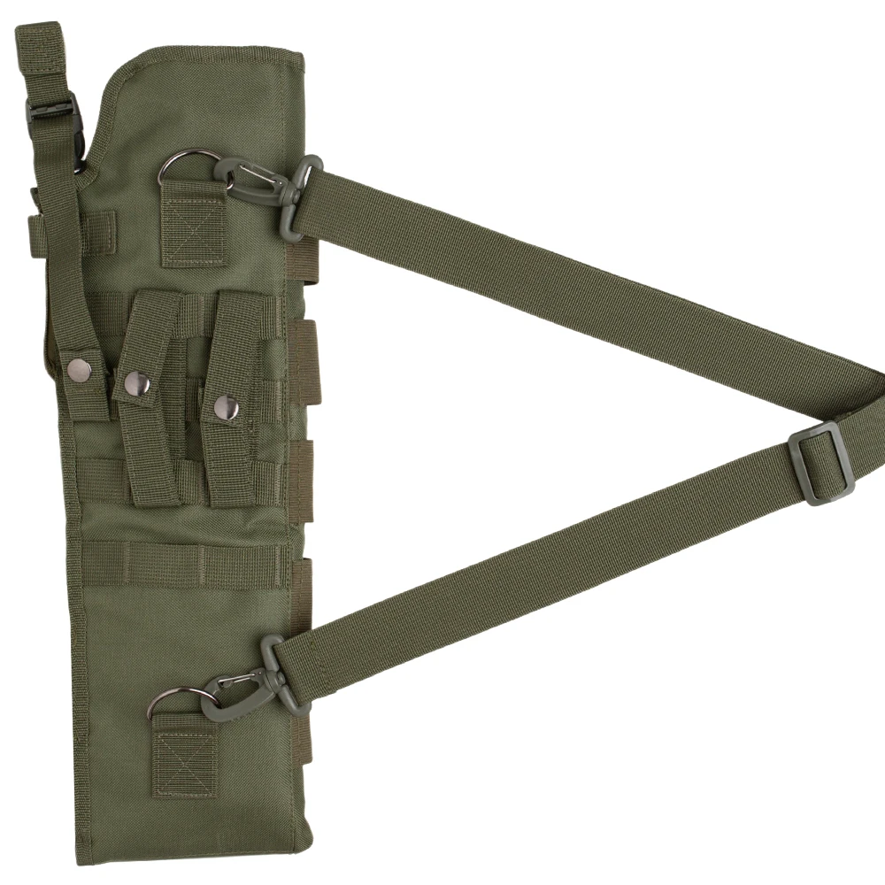 Bolsa táctica para vaina de Rifle y escopeta, funda Molle para hombro, bolsa acolchada, bolsas de caza con bolsa de concha, bolsas de transporte largas - imagen 3