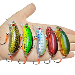 Crankbait Minnow flotante 62mm 10g ojos 3D – Senuelo duro