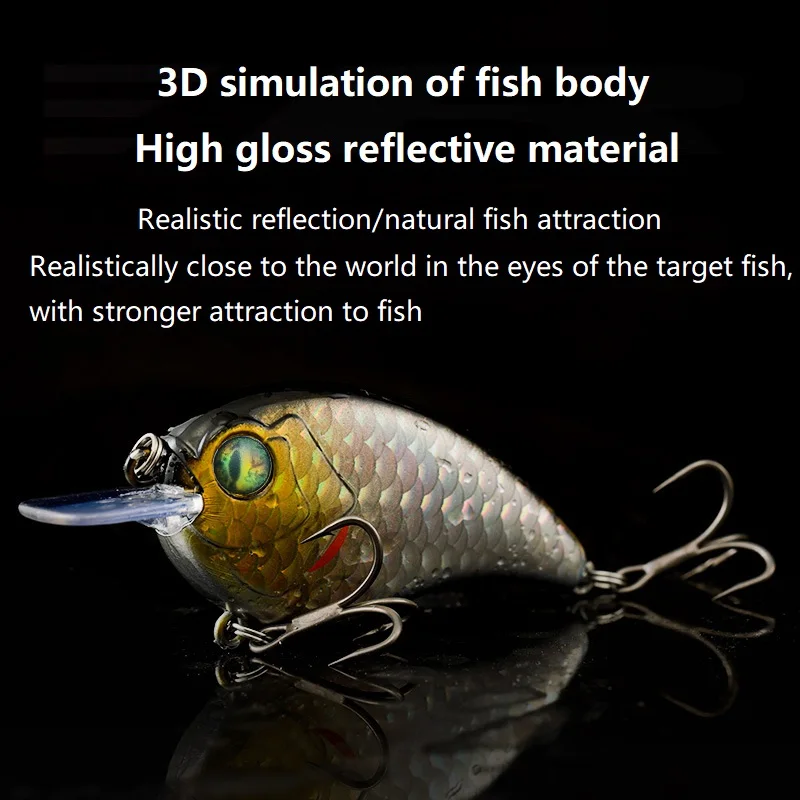 Isca de Minnow Flutuante para Pesca, Long Shot Wobbler, Swimbait Crankbait, Isca Swim Isca, ganchos agudos, equipamento de pesca, 71mm, 9g, 1pc - imagen 5