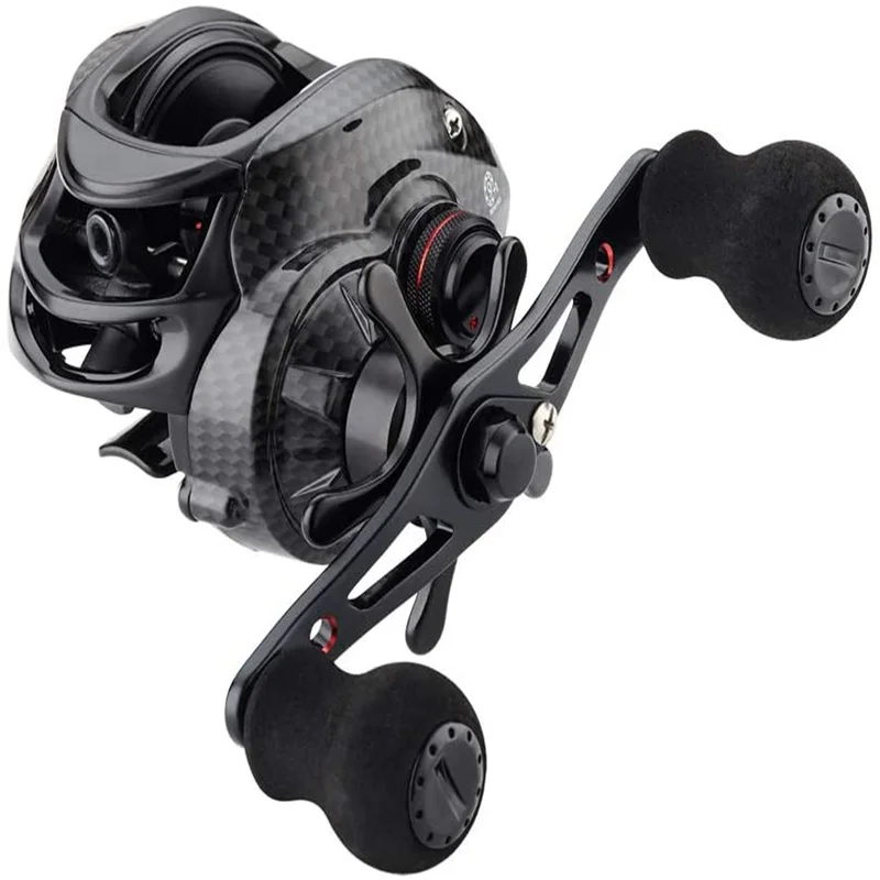 FISHDROPS-Carretes de pesca Baitcaster 9 + 1BB, carrete de aluminio CNC, relación de engranaje 7,0: 1, carrete de Baitcasting de perfil bajo Ultra suave - imagen 5