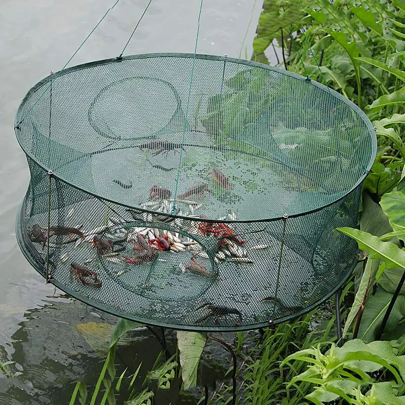 Red de pesca con apertura automática – Nailon para crustáceos - imagen 3