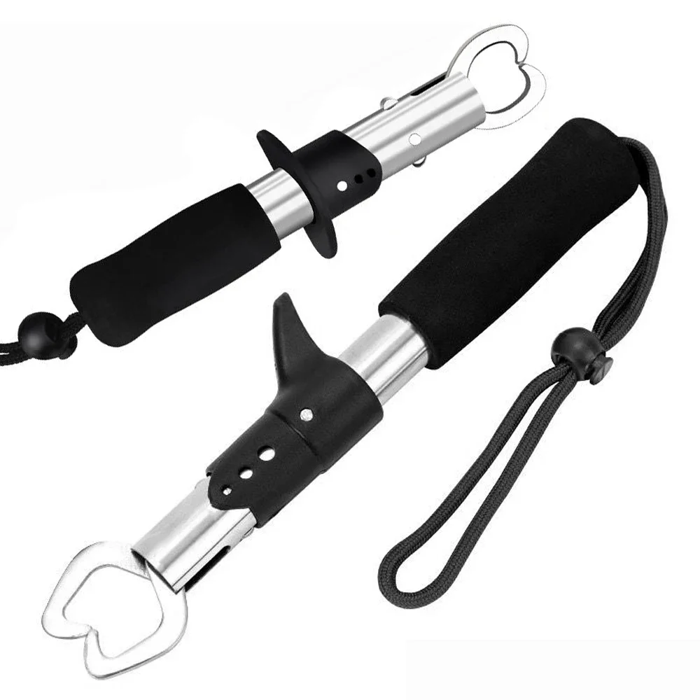 Controlador de pescado de acero inoxidable, agarre profesional portátil, alicates removedores de anzuelos, arrastre máximo de 15kg, equipo de pesca - imagen 4