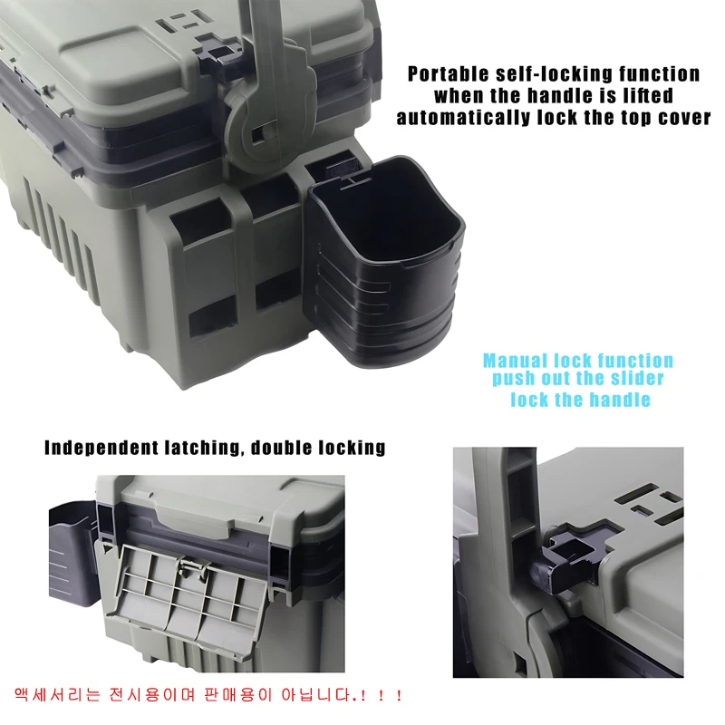 Caja de Aparejos Plano Grande – Resistente y Profesional - imagen 4