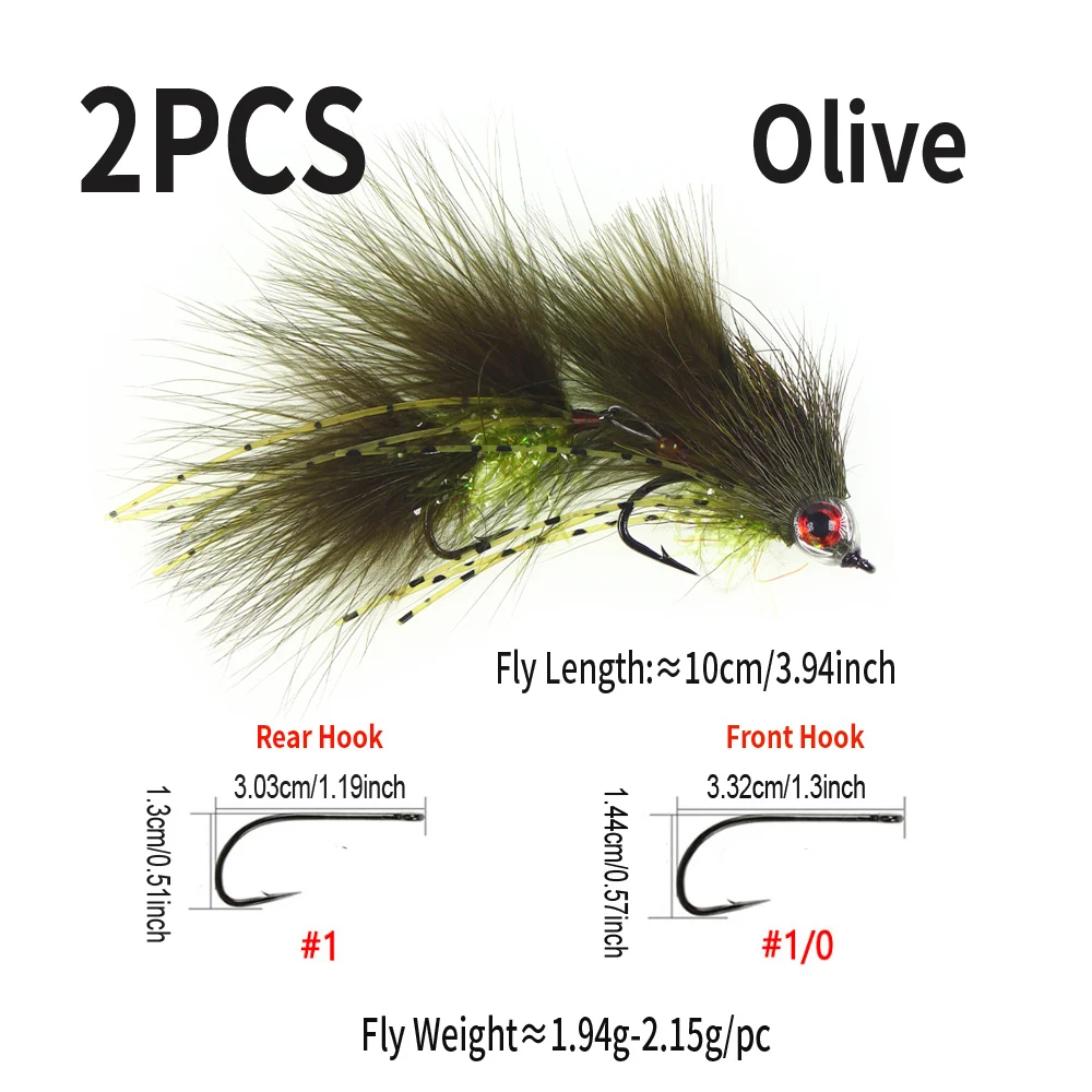 2PCS Olive