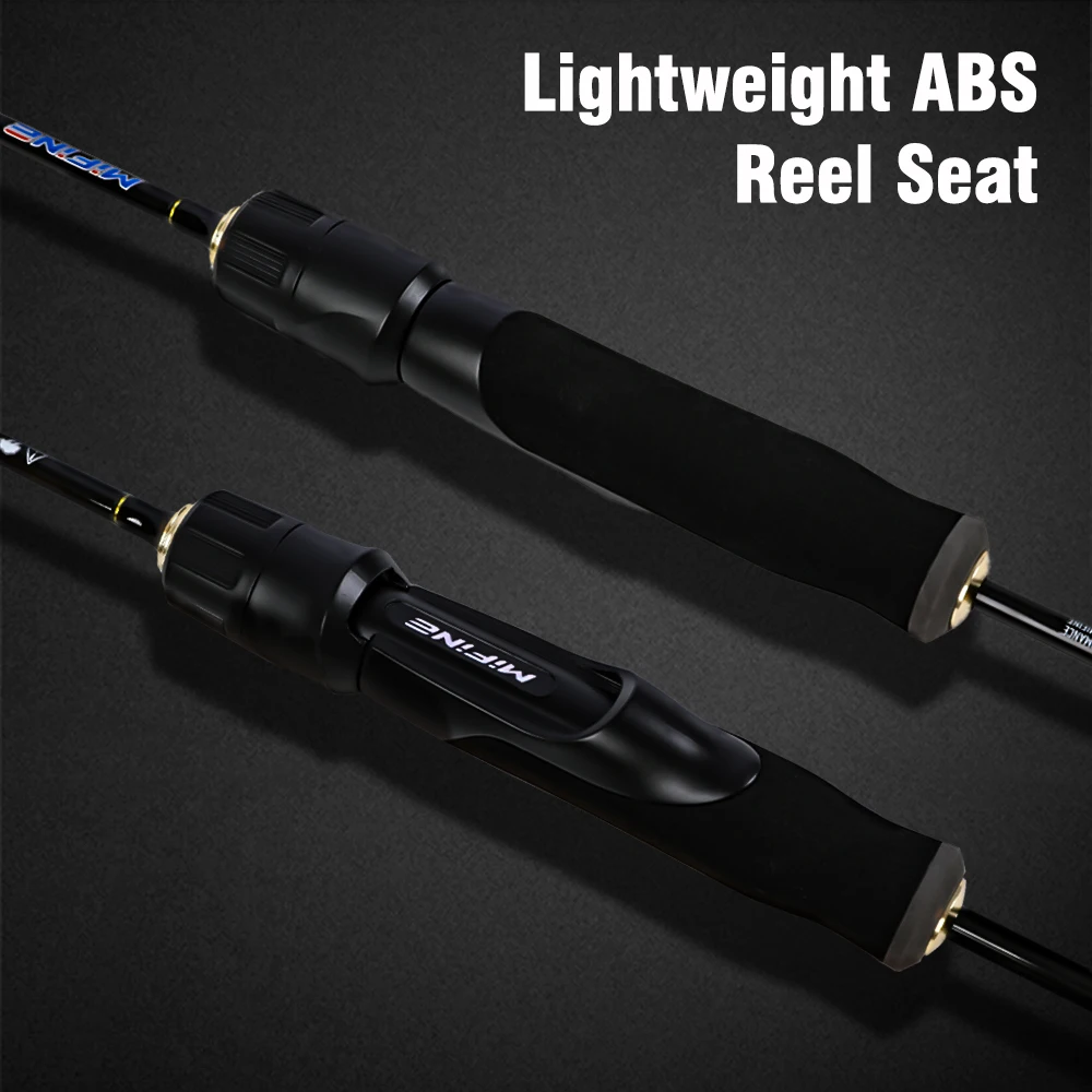 MIFINE PEGASUS UL-caña de pescar giratoria ultraligera, señuelo de 0,8-3,5G, 30T, anillos Fuji/RA de fibra de carbono, puntas huecas para pesca de trucha - imagen 5