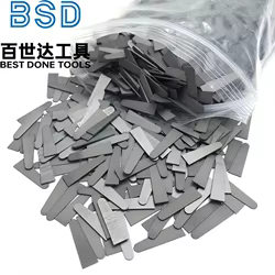 Alicates de clip de aleación dura de carburo Tungstn, alicates porta agujas de junta, inserto de hoja de 0,7mm de espesor