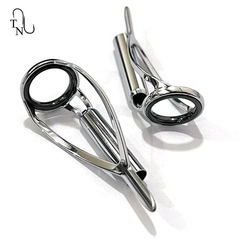 TN13 CRLST 5 uds guías de punta de pesca guías de caña de pescar de construcción anillo SIC Kit de reparación de agua salada para accesorios de repuesto de pesca - imagen 2