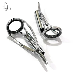 TN13 CRLST 5 uds guías de punta de pesca guías de caña de pescar de construcción anillo SIC Kit de reparación de agua salada para accesorios de repuesto de pesca