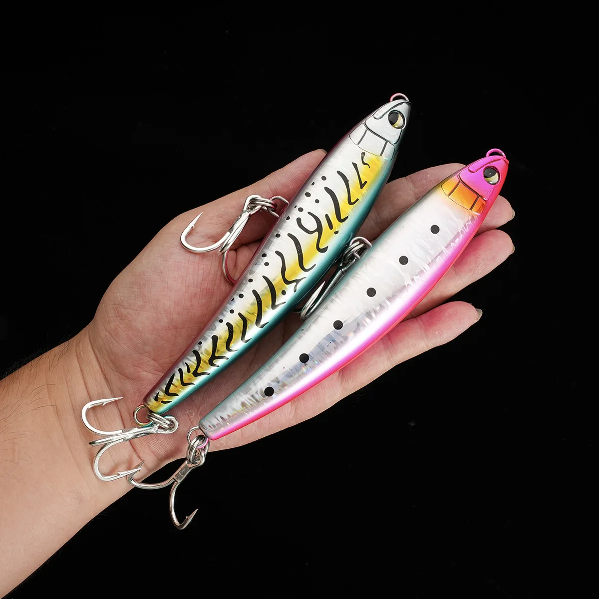 Testar-cebo tipo lápiz flotante, 160mm, 66g, barco de agua salada, curricán, oscilantes artificiales, Stickbait para GT, atún, lubina, Señuelos de Pesca - imagen 3