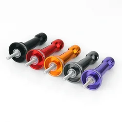 Balanceador ligero tipo bloqueo DIY, soporte de carrete giratorio ligero, soporte de carrete de aleación de aluminio, mango giratorio estabilizador