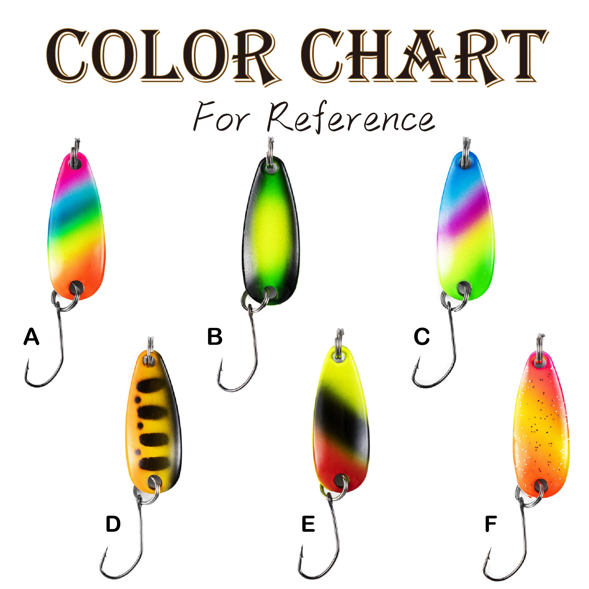 Cuchara de pesca de Metal, 3g, 28mm, con un solo gancho afilado, en blanco, para pesca de trucha, lubina, caballa - imagen 5