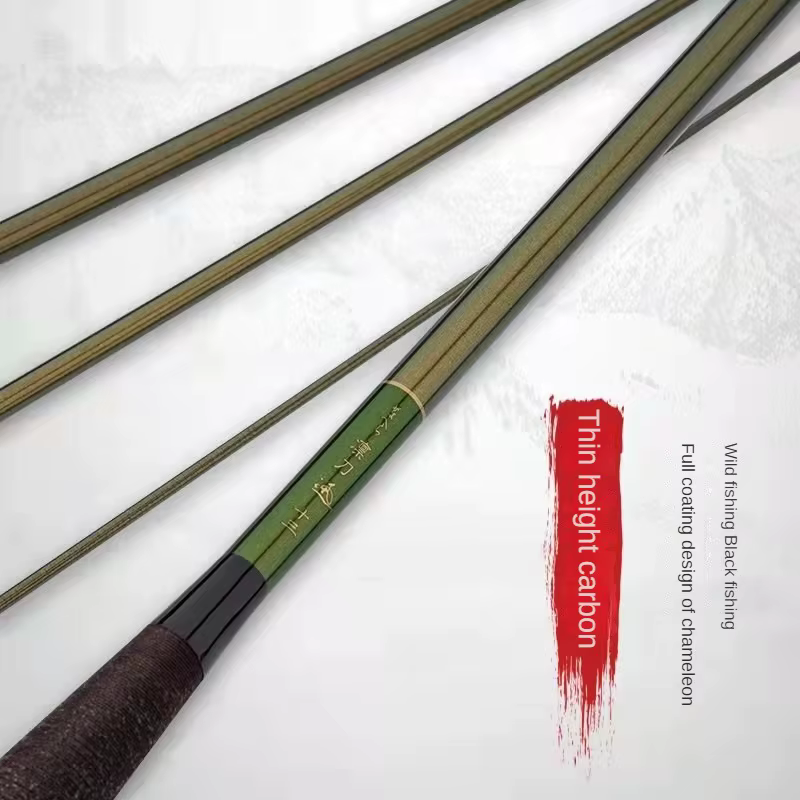 WinsCraft caña de pescar carbono ultraligera bambú carpa Taiwan - imagen 2