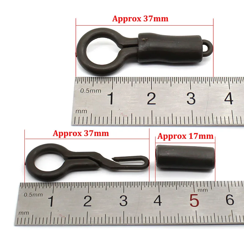 Clip de plomo trasero para 20 piezas, equipo de aparejos para carpa, carpa, helicóptero Chod, línea de aparejos de pesca, accesorios de pesca de carpa - imagen 4