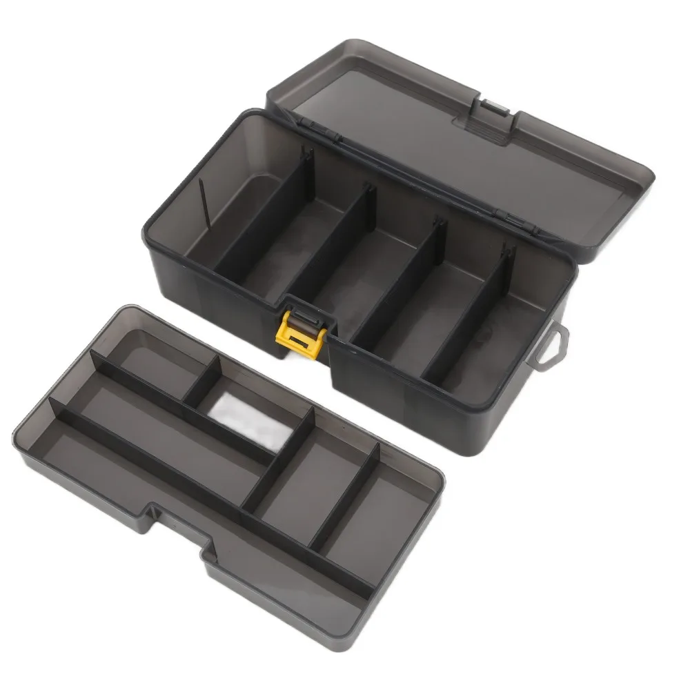 Caja de Señuelos Pesca Doble Capa Impermeable con Divisores Extraíbles - imagen 2