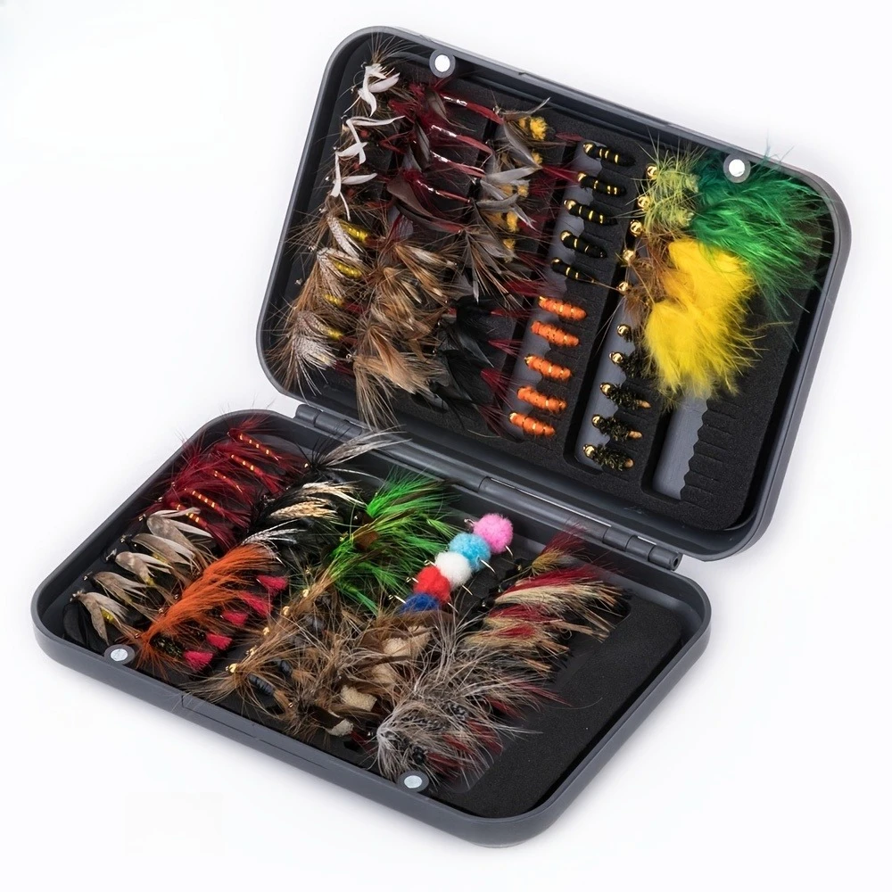 Goture Kit de Moscas para Pesca – Lubina, Trucha y Salmón - imagen 5