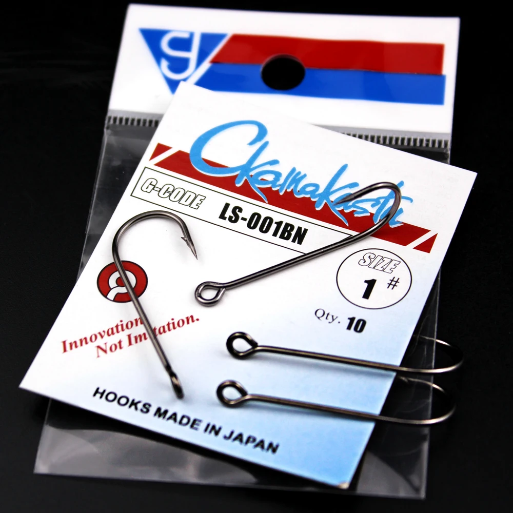 Ckamakastu-anzuelos de calamar para pesca en el Mar Negro, anzuelos circulares con cabeza de plantilla japonesa, accesorios para herramientas de pesca de invierno, LS-001 - imagen 5