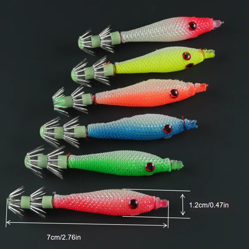 Señuelos de luz para calamar y camarón de madera – pesca nocturna - imagen 3