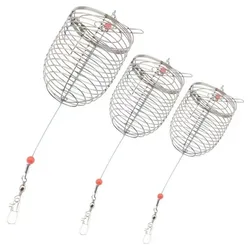 Jaula alimentador acero inoxidable para carpa