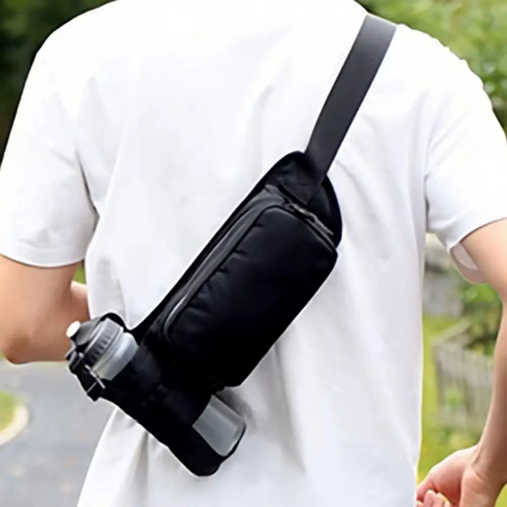 Riñonera impermeable Oxford con portabotellas ajustable para pesca - imagen 5