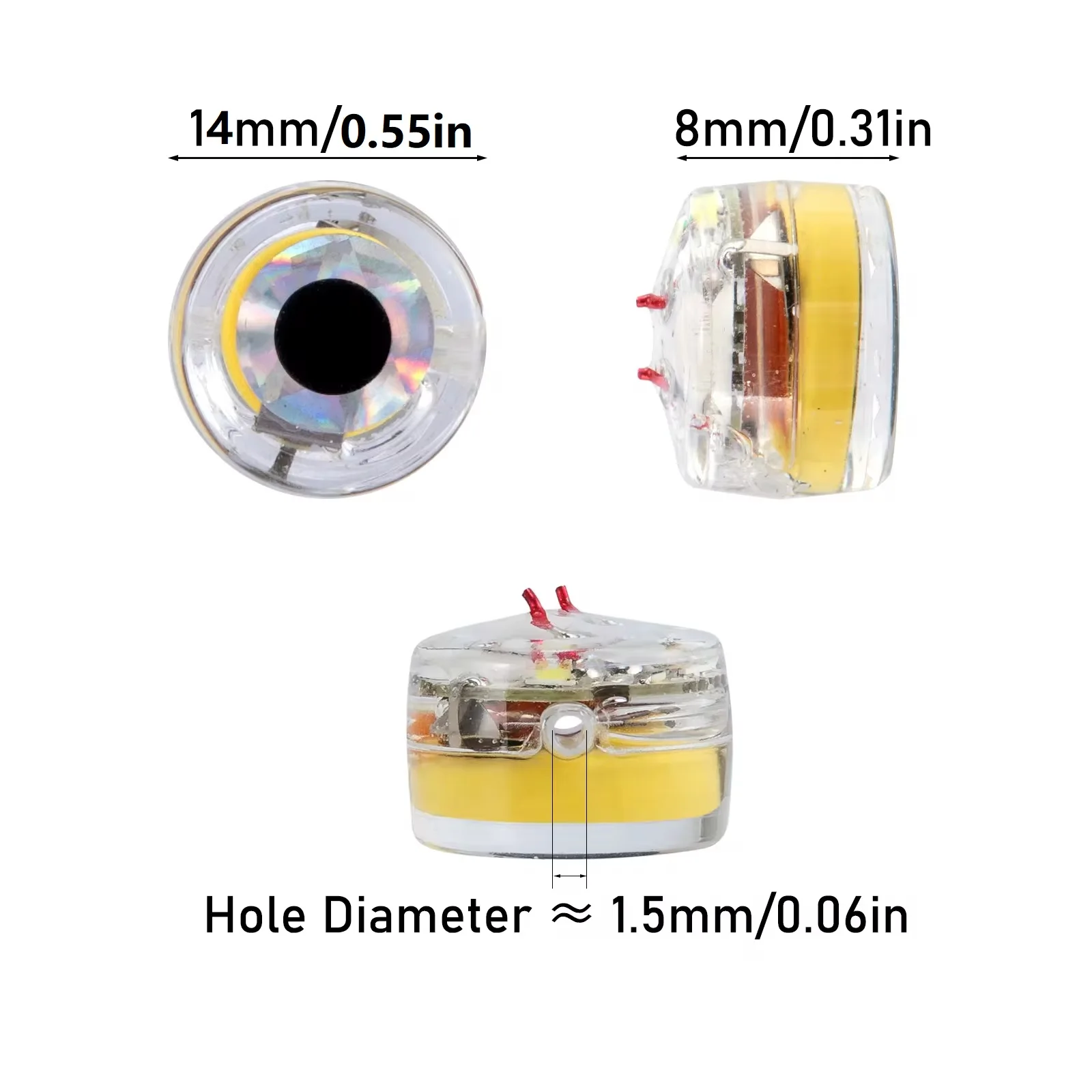 Atractor Luz LED Intermitente – Para Lubina, Halibut y Walleye