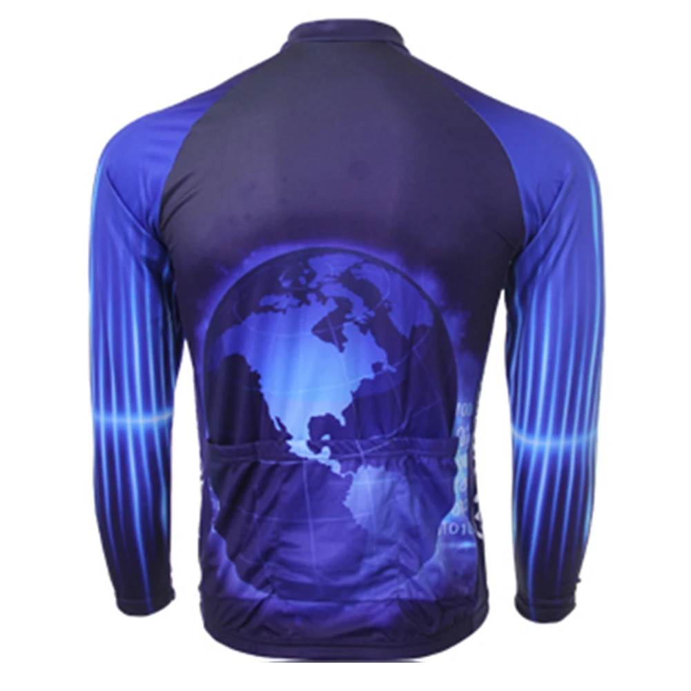 Jersey polar de ciclismo MTB con cremallera para hombre manga larga - imagen 4