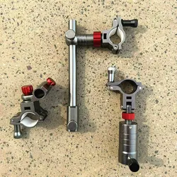 Caja de pesca de aleación de aluminio, marco de torreta, marco de protección para peces, bandeja de cebo, accesorios para sillas de pesca desmontables rápidas