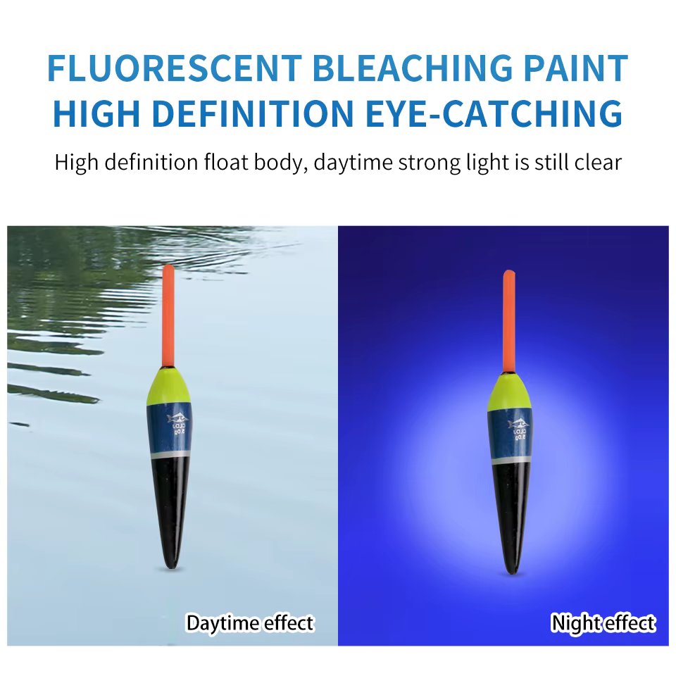 Flotador de pesca Bobber Mix, 10 piezas, 1g-5g, juego de flotadores de madera, boya, tapón Bobber, accesorios de aparejos de pesca japoneses - imagen 5