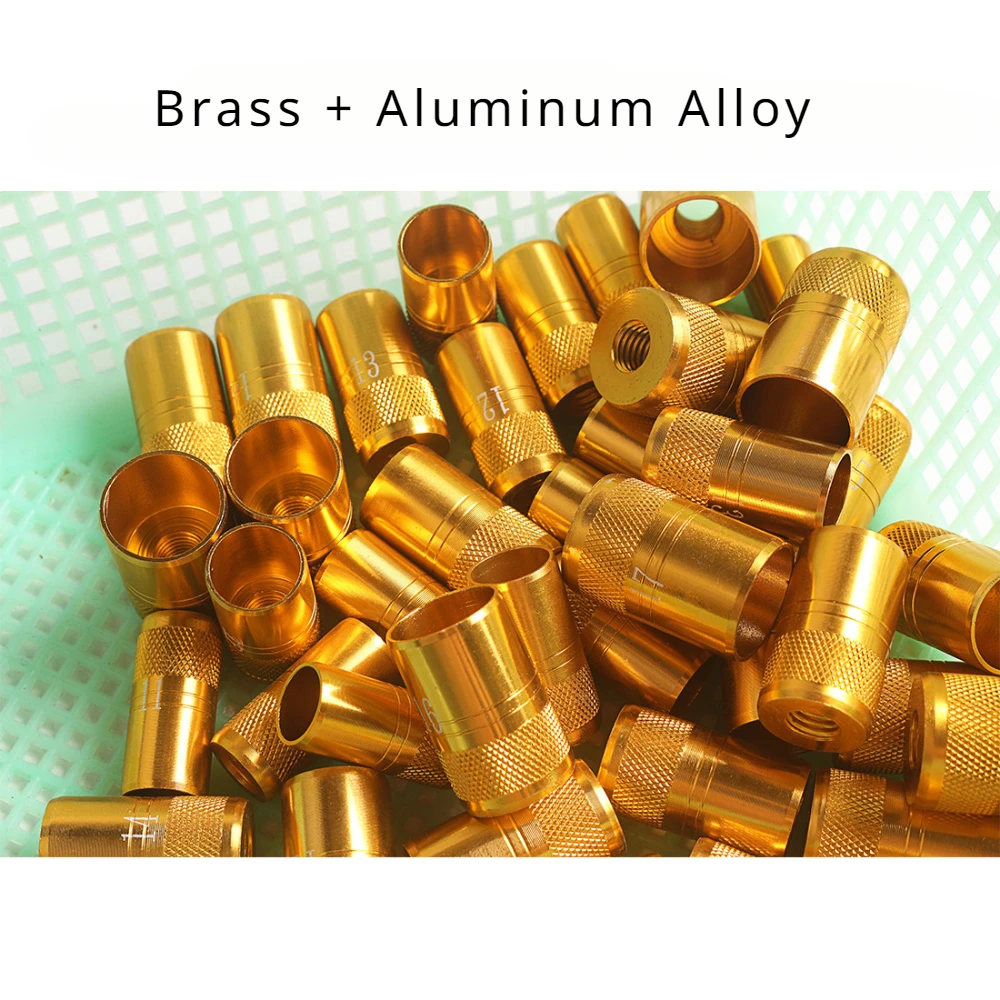 Conector de red de inmersión para caña de pescar, accesorios de conector de red de inmersión de tornillo, Conector de cabeza de red de inmersión DIY, 8mm - imagen 2