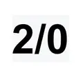 Size 2  0
