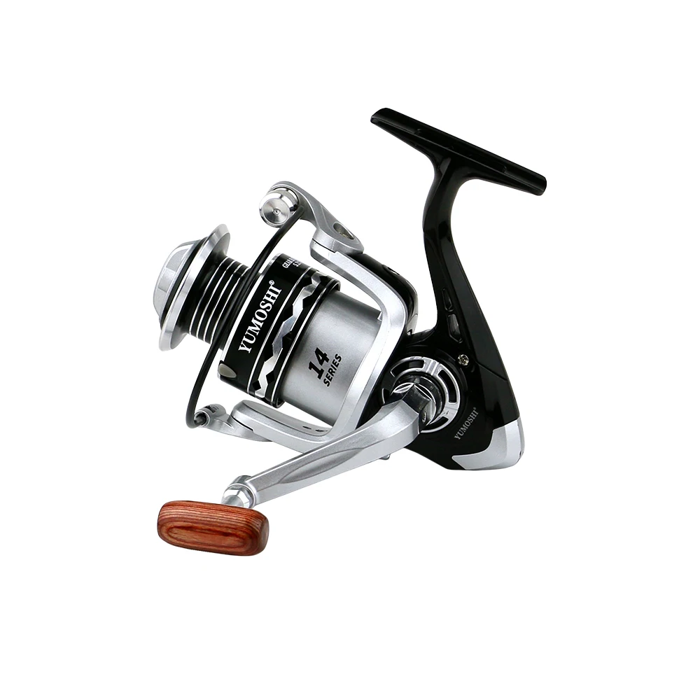 Carrete de pesca giratorio de agua salada plateada 5,2: 1, bobina de pesca de carpa de alta velocidad, sistema de freno magnético de Metal, pesca ultraligera, 1 Uds. - imagen 4