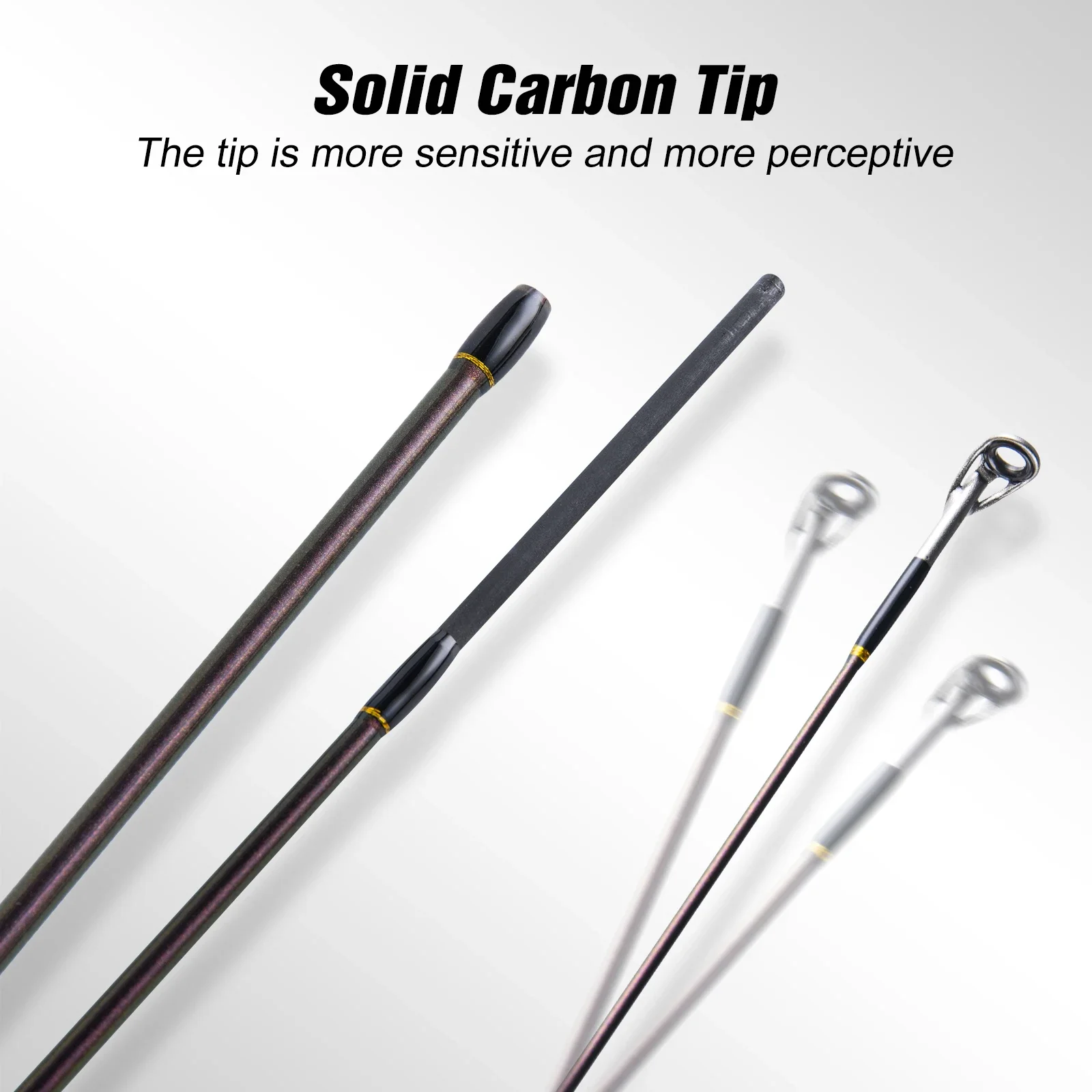 Goture-caña de pescar ultraligera de alto carbono, anillo guía FUJI, 1,5 m, 1,68 m, cañas de fundición giratorias, UL Power, señuelo para Stream Lake - imagen 4