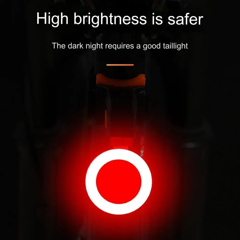 Luz trasera impermeable LED USB para bicicleta de montaña - imagen 2