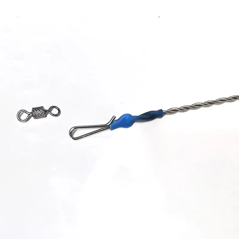 Aparejos de pesca PD, gancho de alambre de acero, equilibrio de pesca en el mar, pesca en barco iso, barra giratoria antienredos, gancho de equilibrio colgante rápido tipo T - imagen 5