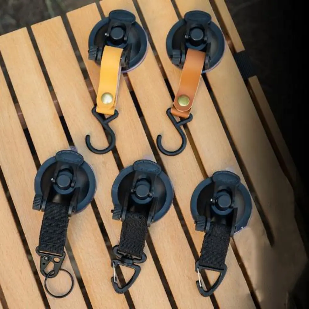 Hebilla de ventosas para tienda de campaña de coche, color negro, alta calidad, corbata resistente, 6 estilos, anclas para toldo, ancla de plástico con ventosas para tienda - imagen 5