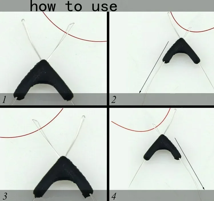 Una serie de imágenes que muestran un objeto negro que se usa de diferentes maneras