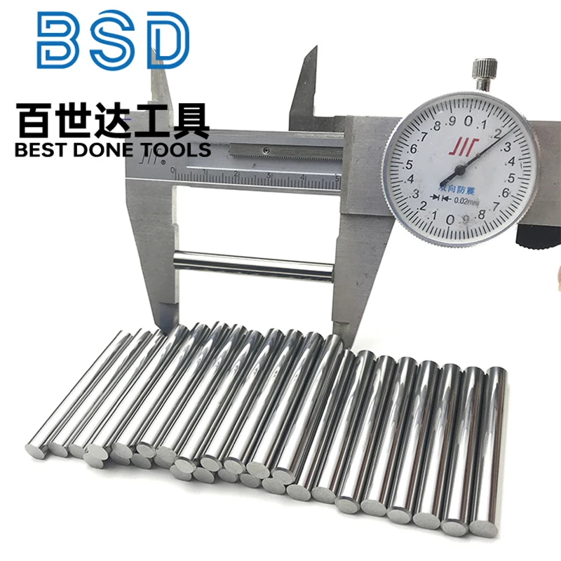 Varilla redonda de torno de acero pulido 91.8Hra h6, varilla redonda de aleación de 3/4/5/6mm para fresas y taladros con chaflán - imagen 4