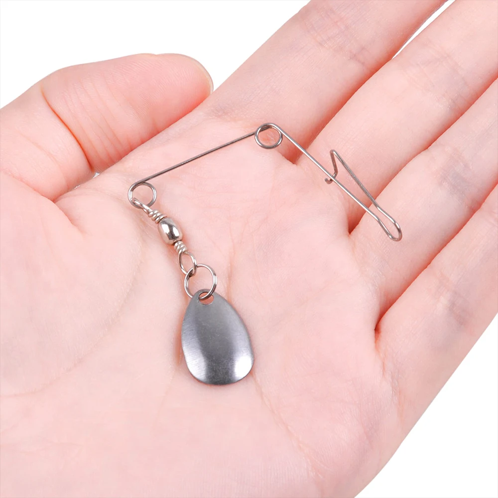 5 uds pesca Spinnerbait alambre con hoja Colorado Spin Jig señuelos hacer accesorios Spinner eje lubina señuelo de pesca Spinnerbait