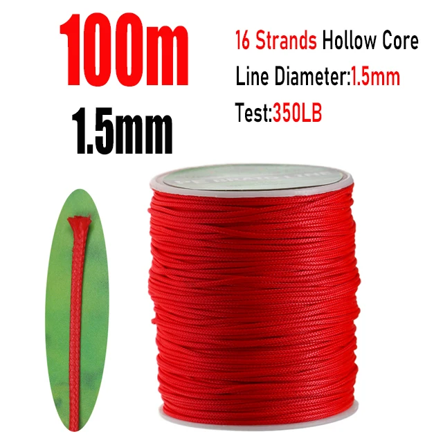 Hollow red 1.5mm
