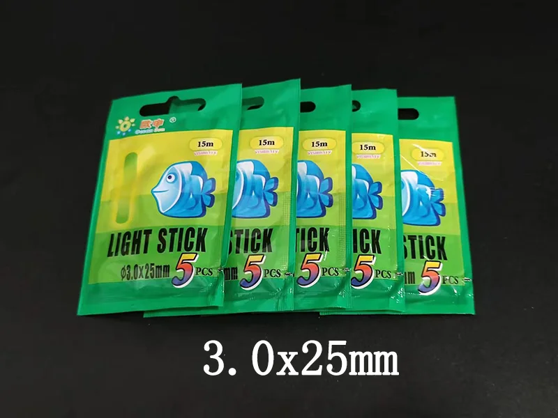 Barras de luz roja/amarilla, barra de luz luminosa con Clip, cilindro/bombilla, accesorio de pesca nocturna, 10 paquetes por lote - imagen 4