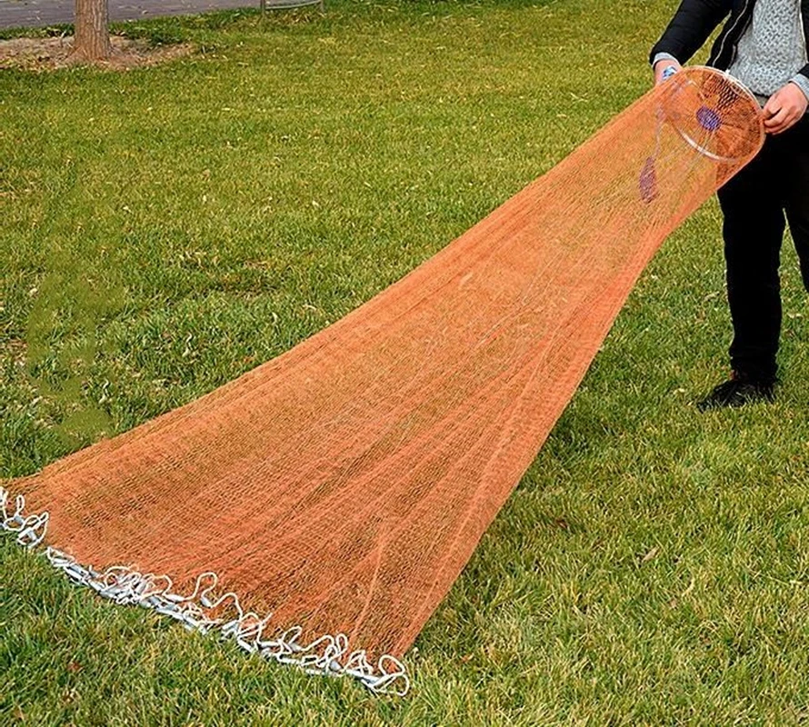Red de Tiro para Pesca Mosca con Aro Acero